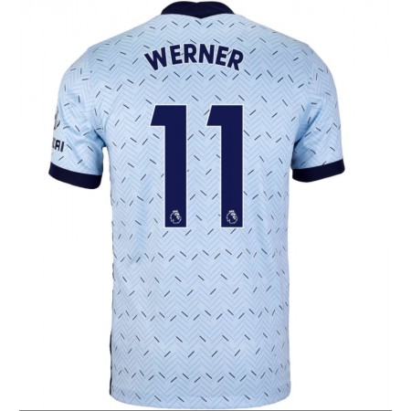 Billiga Fotbollströjor Chelsea Timo Werner 11 Borta tröja 2020/21 Kortärmad